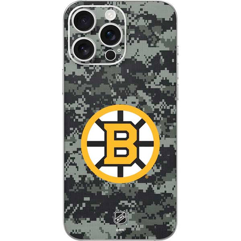 NHL Boston Bruins Camo iPhone 16 Pro Max Skin