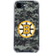 NHL Boston Bruins Camo iPhone 16e Clear Case