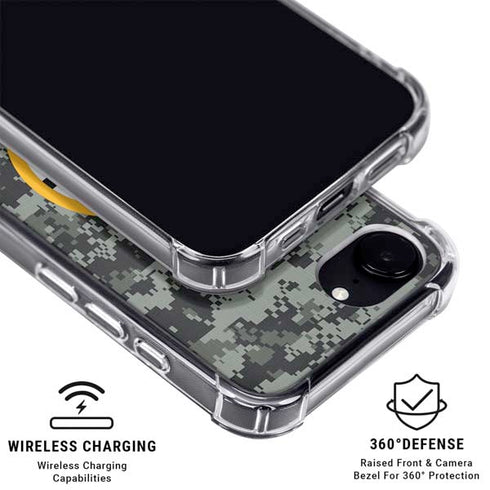 NHL Boston Bruins Camo iPhone 16e Clear Case