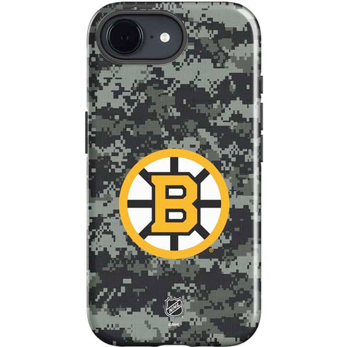 NHL Boston Bruins Camo iPhone 16e Impact Case