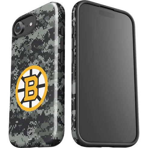 NHL Boston Bruins Camo iPhone 16e Impact Case