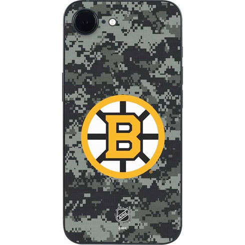 NHL Boston Bruins Camo iPhone 16e Skin