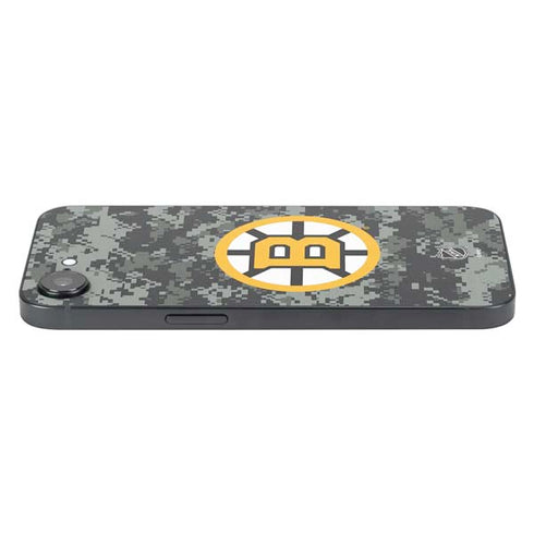 NHL Boston Bruins Camo iPhone 16e Skin