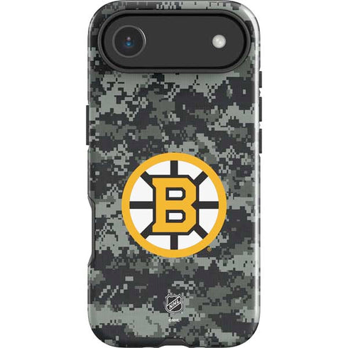 NHL Boston Bruins Camo iPhone 17 Air Impact Case