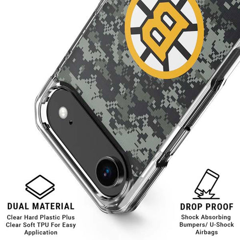NHL Boston Bruins Camo iPhone 17 Air MagSafe Case
