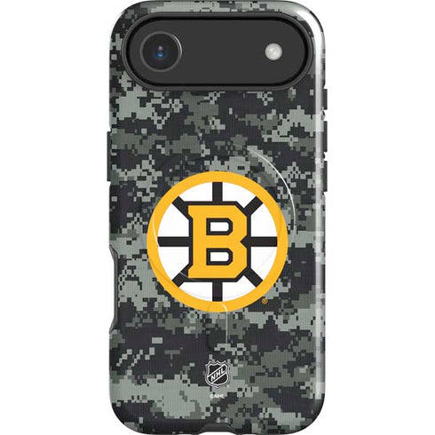 NHL Boston Bruins Camo iPhone 17 Air Magsafe Impact Case