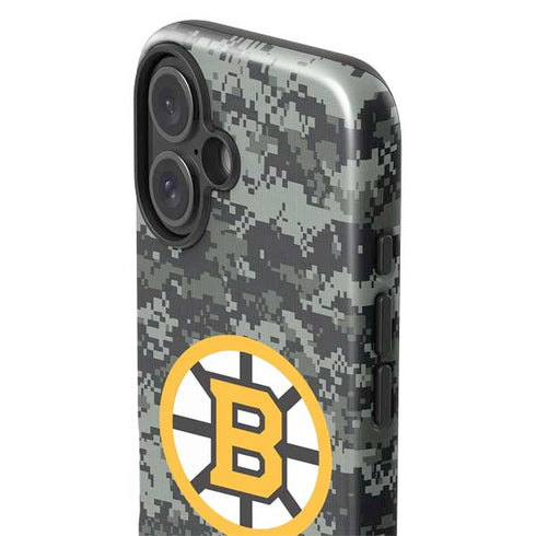 NHL Boston Bruins Camo iPhone 17 Impact Case