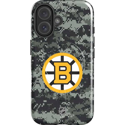 NHL Boston Bruins Camo iPhone 17 Magsafe Impact Case