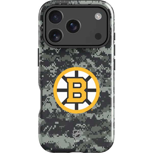 NHL Boston Bruins Camo iPhone 17 Pro Impact Case