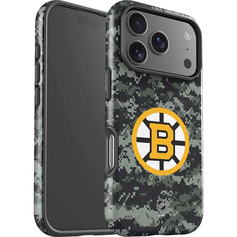NHL Boston Bruins Camo iPhone 17 Pro Impact Case