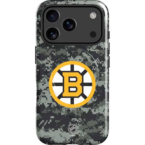 NHL Boston Bruins Camo iPhone 17 Pro Magsafe Impact Case