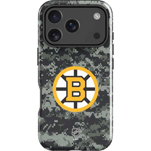NHL Boston Bruins Camo iPhone 17 Pro Max Impact Case