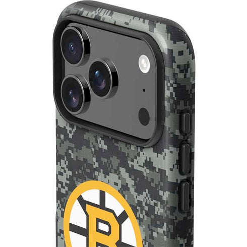 NHL Boston Bruins Camo iPhone 17 Pro Max Impact Case