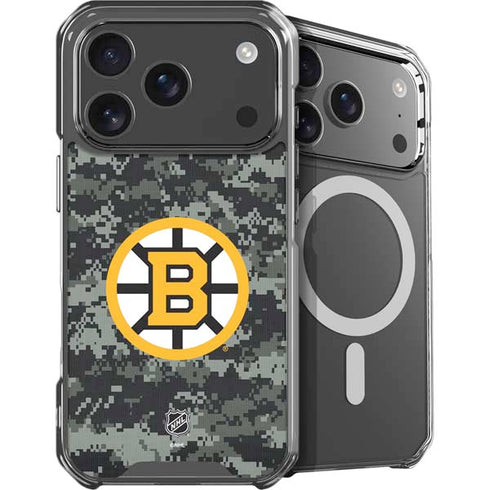 NHL Boston Bruins Camo iPhone 17 Pro Max MagSafe Case