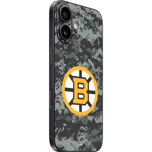 NHL Boston Bruins Camo iPhone 17 Skin