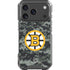 NHL Boston Bruins Camo iPhone 18 Pro Clear Case