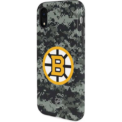 NHL Boston Bruins Camo iPhone XR Pro Case