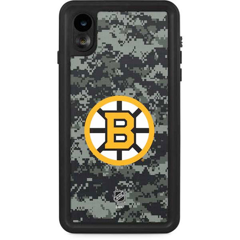 NHL Boston Bruins Camo iPhone XR Waterproof Case