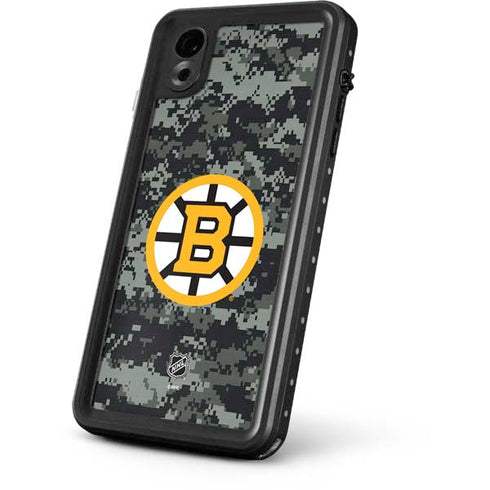 NHL Boston Bruins Camo iPhone XR Waterproof Case