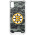 NHL Boston Bruins Camo iPhone XS Clear Case
