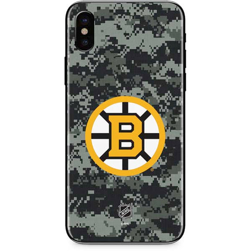 NHL Boston Bruins Camo iPhone XS Max Skin