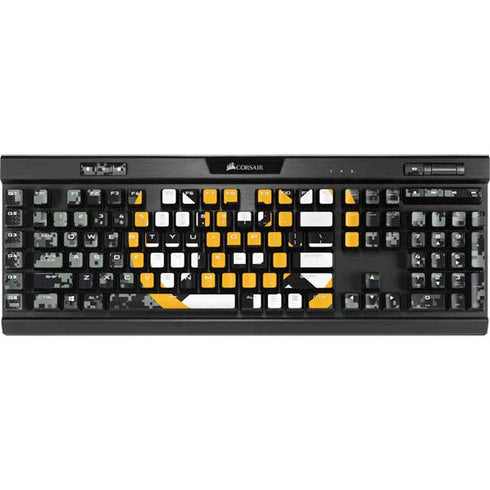 NHL Boston Bruins Camo K95 RGB PLATINUM Mechanical Gaming Keyboard Skin