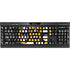 NHL Boston Bruins Camo K95 RGB PLATINUM Mechanical Gaming Keyboard Skin