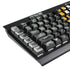 NHL Boston Bruins Camo K95 RGB PLATINUM Mechanical Gaming Keyboard Skin