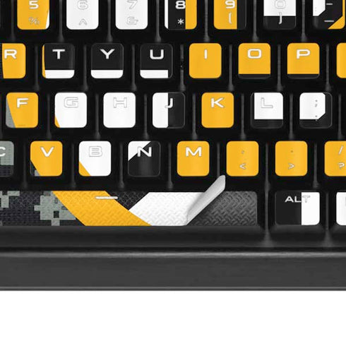 NHL Boston Bruins Camo K95 RGB PLATINUM Mechanical Gaming Keyboard Skin