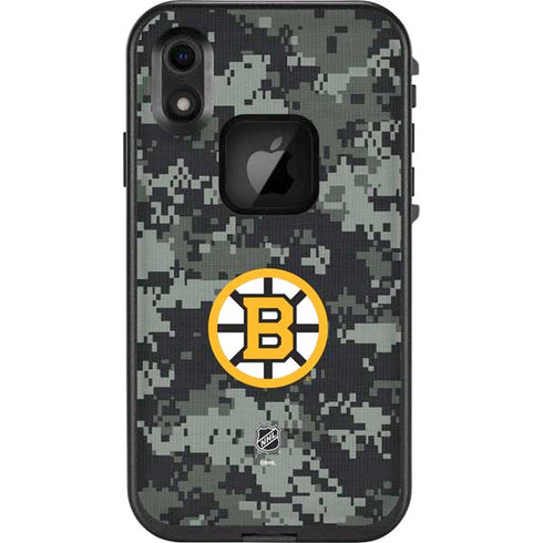 NHL Boston Bruins Camo LifeProof Fre iPhone Skin