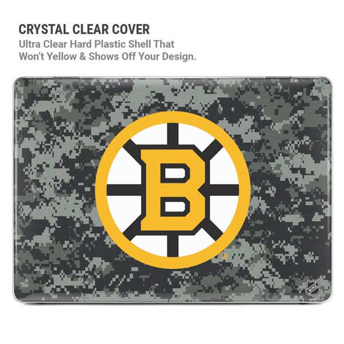 NHL Boston Bruins Camo MacBook Pro 14in (2021-24) Case plus Skin