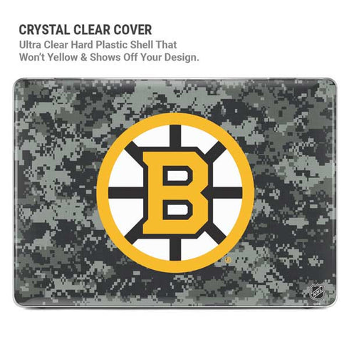 NHL Boston Bruins Camo MacBook Pro 15in (2016-19) Case plus Skin