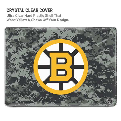 NHL Boston Bruins Camo MacBook Pro 16in (2019-20) Case plus Skin