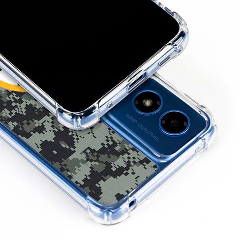 NHL Boston Bruins Camo Moto G 5G (2024) Clear Case