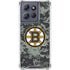 NHL Boston Bruins Camo Moto G 5G (2025) Clear Case