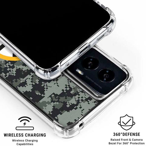 NHL Boston Bruins Camo Moto G Power 5G (2024) Clear Case