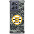 NHL Boston Bruins Camo Moto G Power 5G (2025) Clear Case