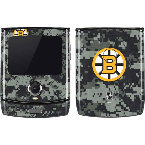 NHL Boston Bruins Camo Motorola RAZR Skin