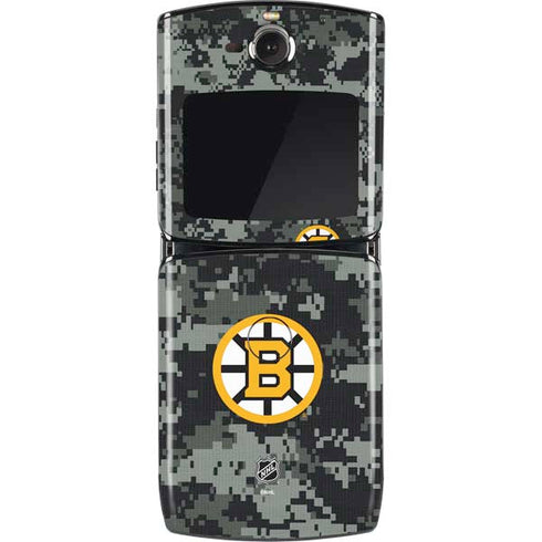 NHL Boston Bruins Camo Motorola RAZR Skin