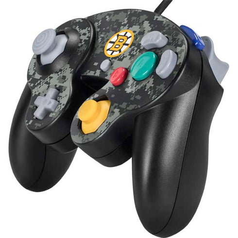 NHL Boston Bruins Camo Nintendo GameCube Controller Skin
