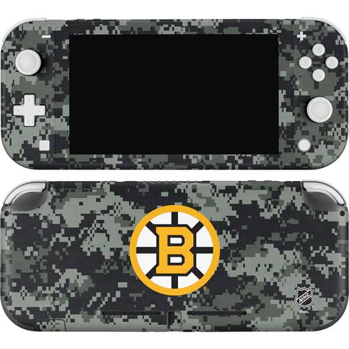 NHL Boston Bruins Camo Nintendo Switch Lite Skin