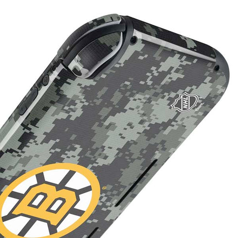 NHL Boston Bruins Camo Nintendo Switch Lite Skin