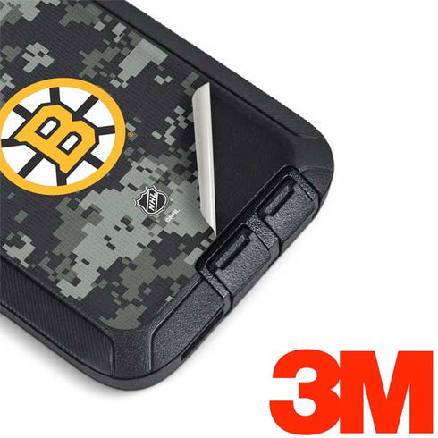 NHL Boston Bruins Camo Otterbox Defender Galaxy Skin