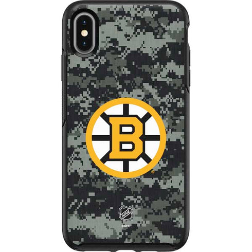 NHL Boston Bruins Camo Otterbox Symmetry iPhone Skin