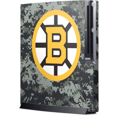 NHL Boston Bruins Camo Playstation 3 & PS3 Slim Skin