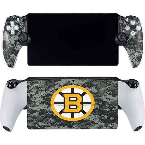 NHL Boston Bruins Camo PlayStation Portal Remote Player Skin