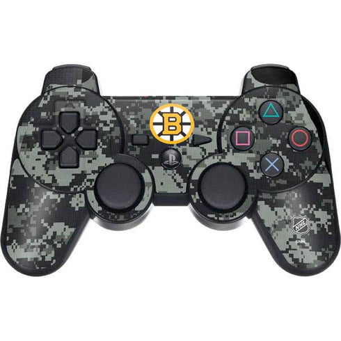 NHL Boston Bruins Camo PS3 Dual Shock wireless controller Skin
