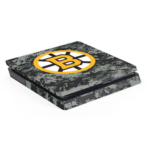 NHL Boston Bruins Camo PS4 Slim Skin