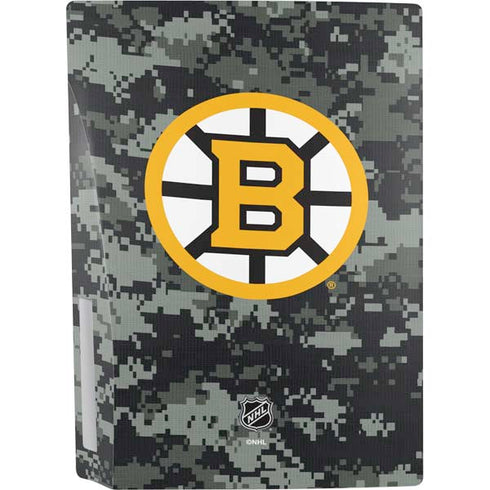 NHL Boston Bruins Camo PS5 Console Skin