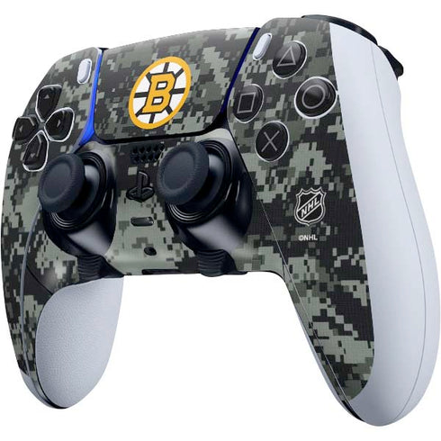 NHL Boston Bruins Camo PS5 DualSense Edge Pro Controller Skin